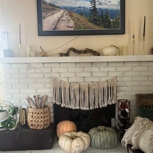 Handcrafted Cream Macramé Boho Wall Hanging